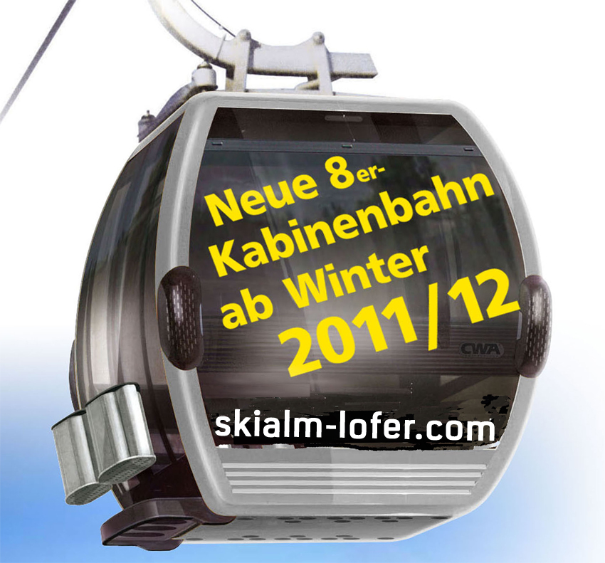 New mordern 8er-cable cabin