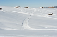 Höhenloipe auf der Loferer Alm