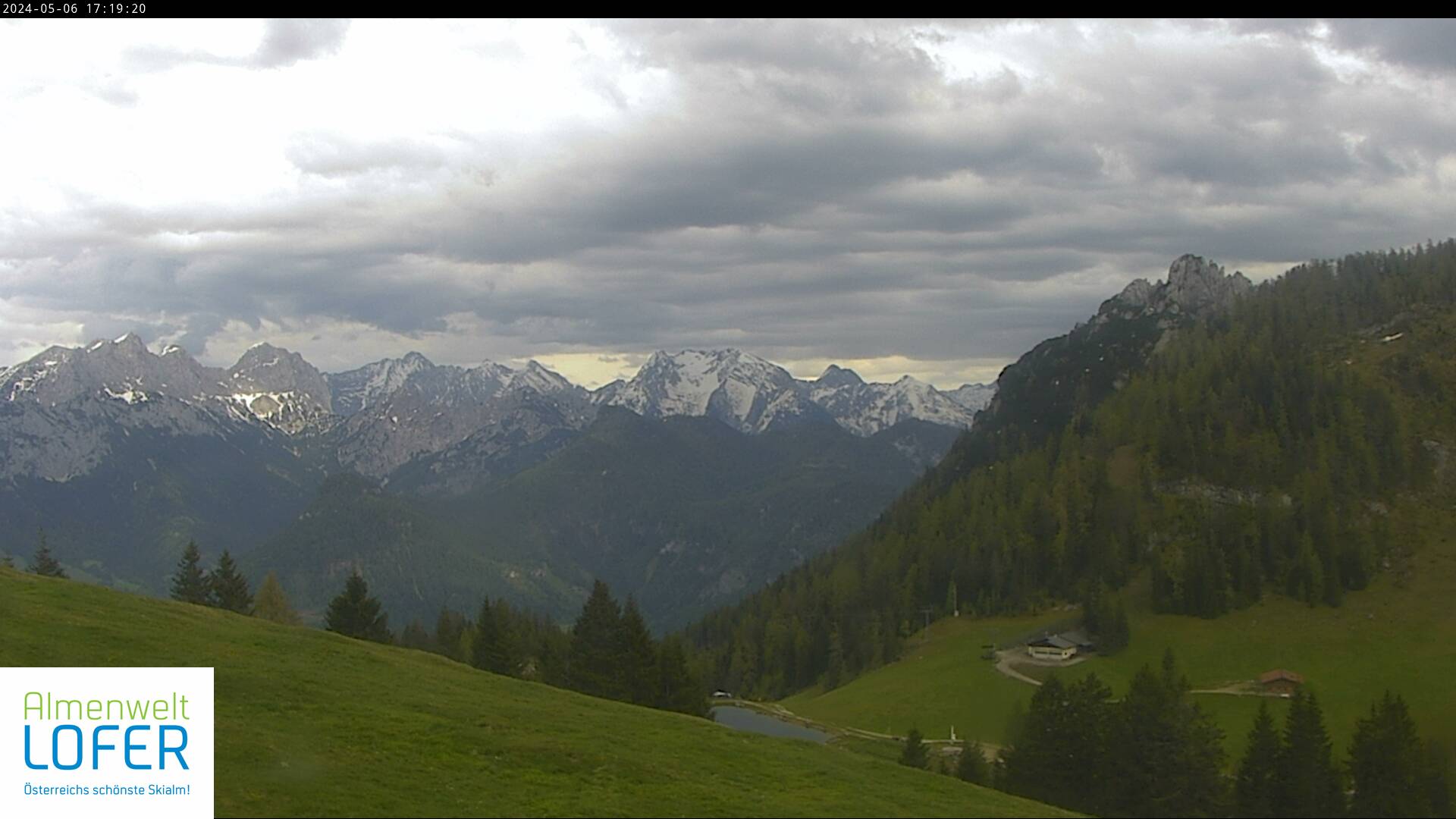 Almenwelt Lofer webcam - Berchtesgadener Alpen